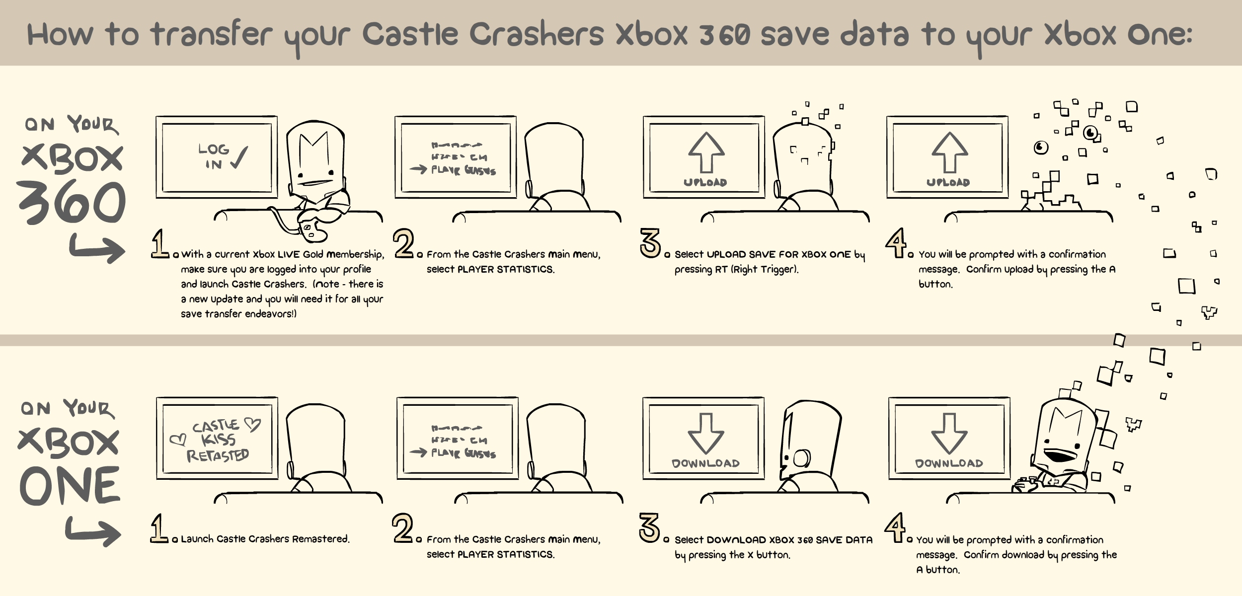 Dica: Castle Crashers - Vídeo de como obter todos os animais! [X360] —  Portallos